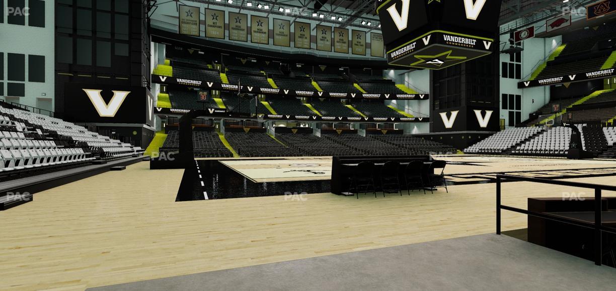 Memorial Gym - Section Wck Seat View
