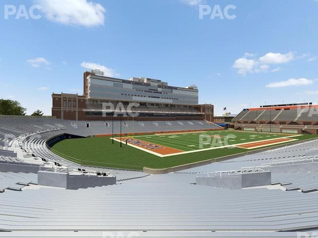 Memorial Stadium - IL - Section 111 Seat View
