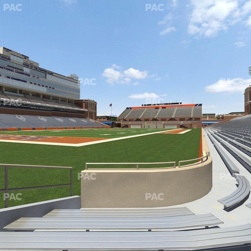 Memorial Stadium - IL - Section 112 Seat View