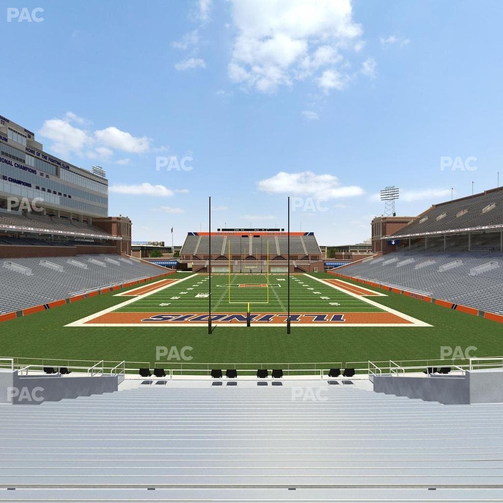 Memorial Stadium - IL - Section 116 Seat View