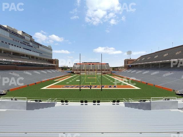 Memorial Stadium - IL - Section 116 Seat View