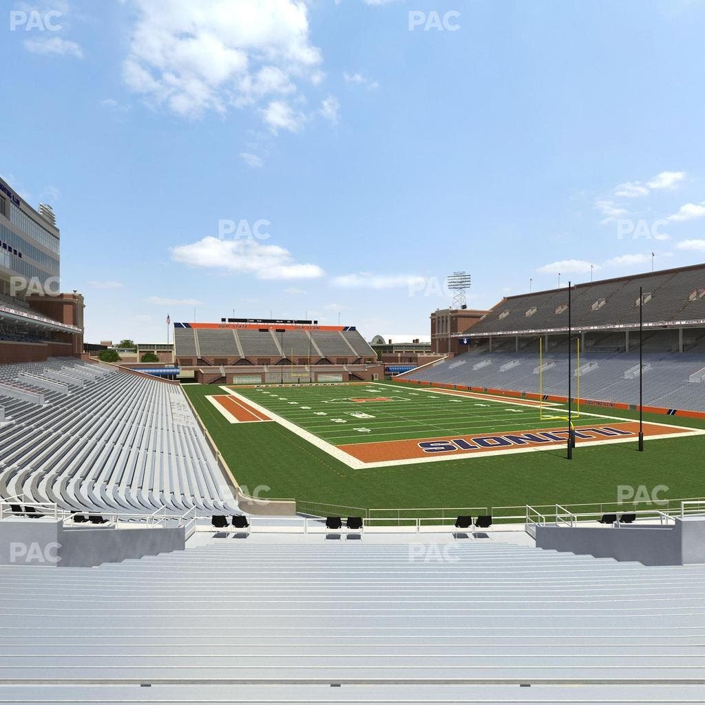 Memorial Stadium - IL - Section 119 Seat View