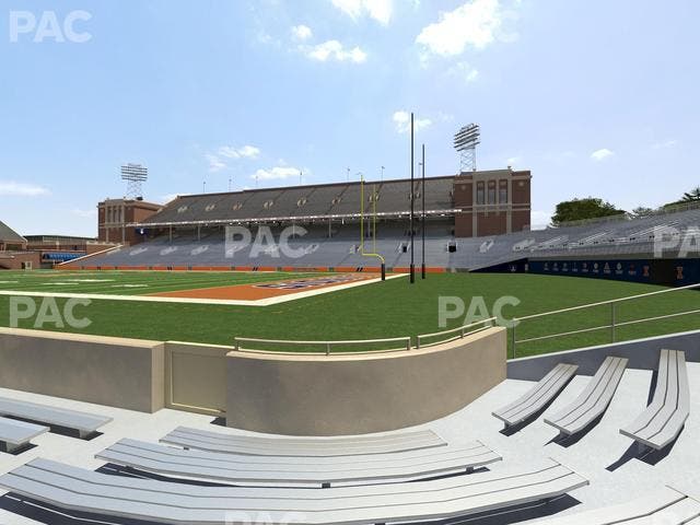 Memorial Stadium - IL - Section 122 Seat View