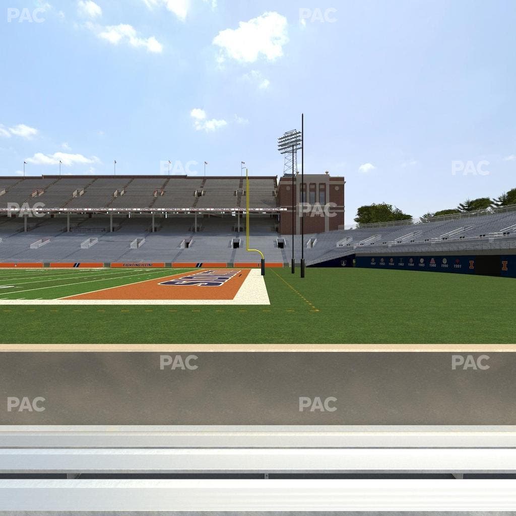 Memorial Stadium - IL - Section 123 Seat View