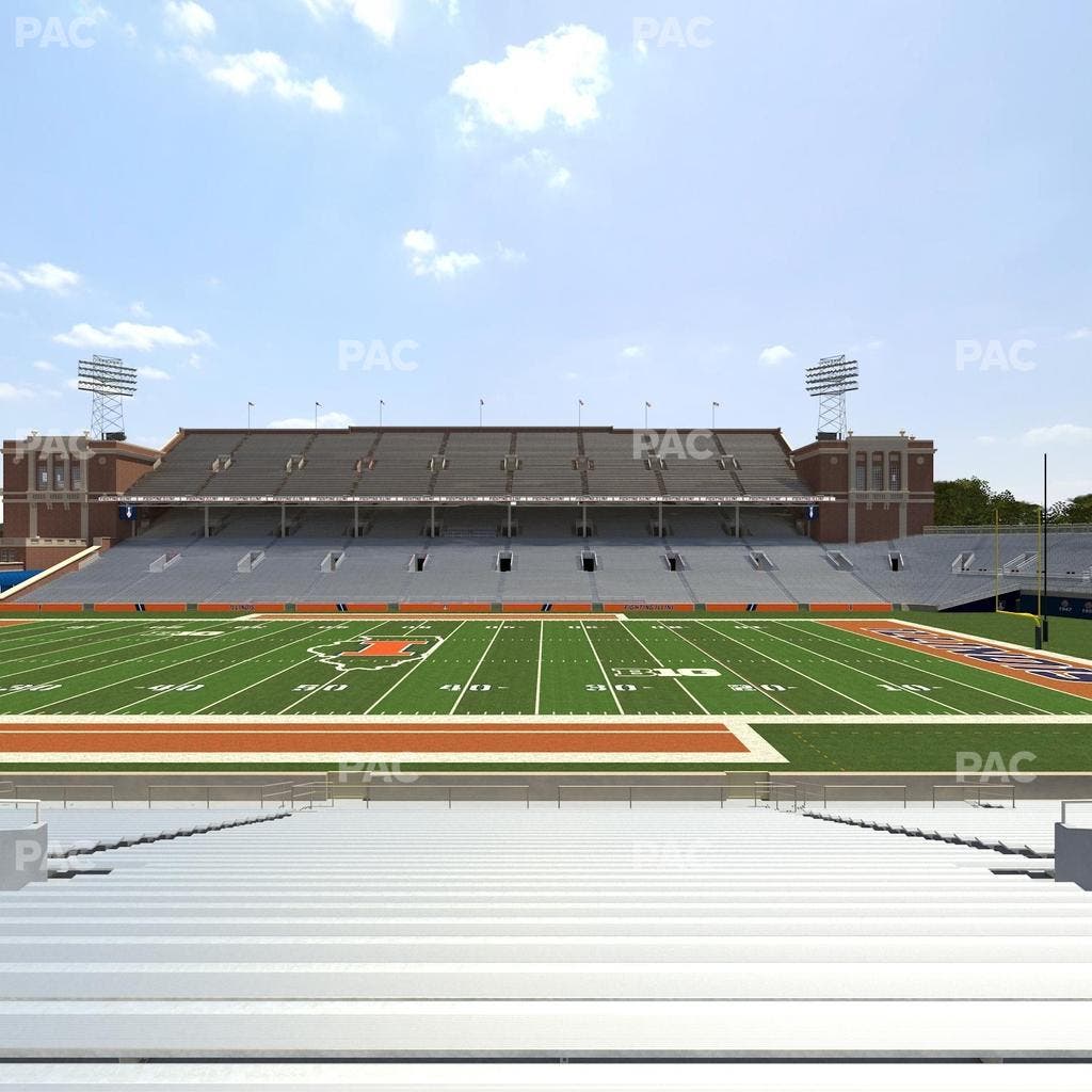 Memorial Stadium - IL - Section 126 Seat View