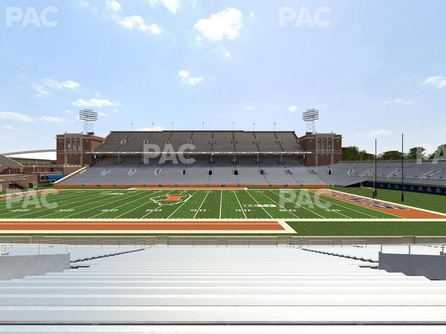 Memorial Stadium - IL - Section 126 Seat View