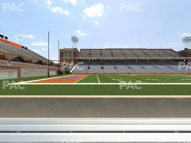 Memorial Stadium - IL - Section 130 Seat View