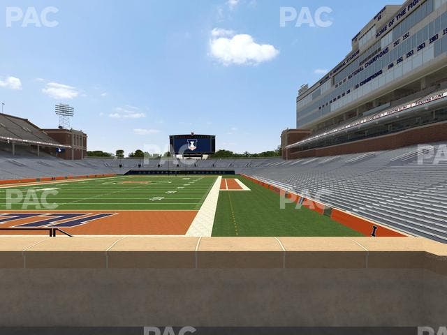 Memorial Stadium - IL - Section 132 Seat View