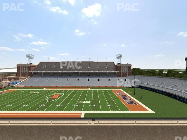 Memorial Stadium - IL - Section 225 Seat View