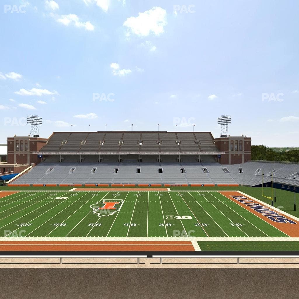Memorial Stadium - IL - Section 226 Seat View