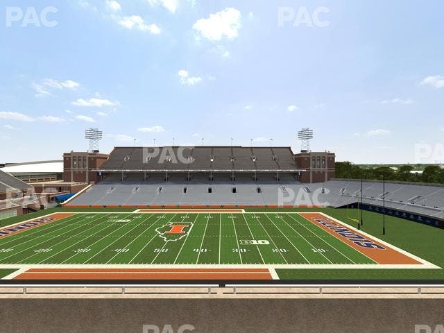 Memorial Stadium - IL - Section 226 Seat View