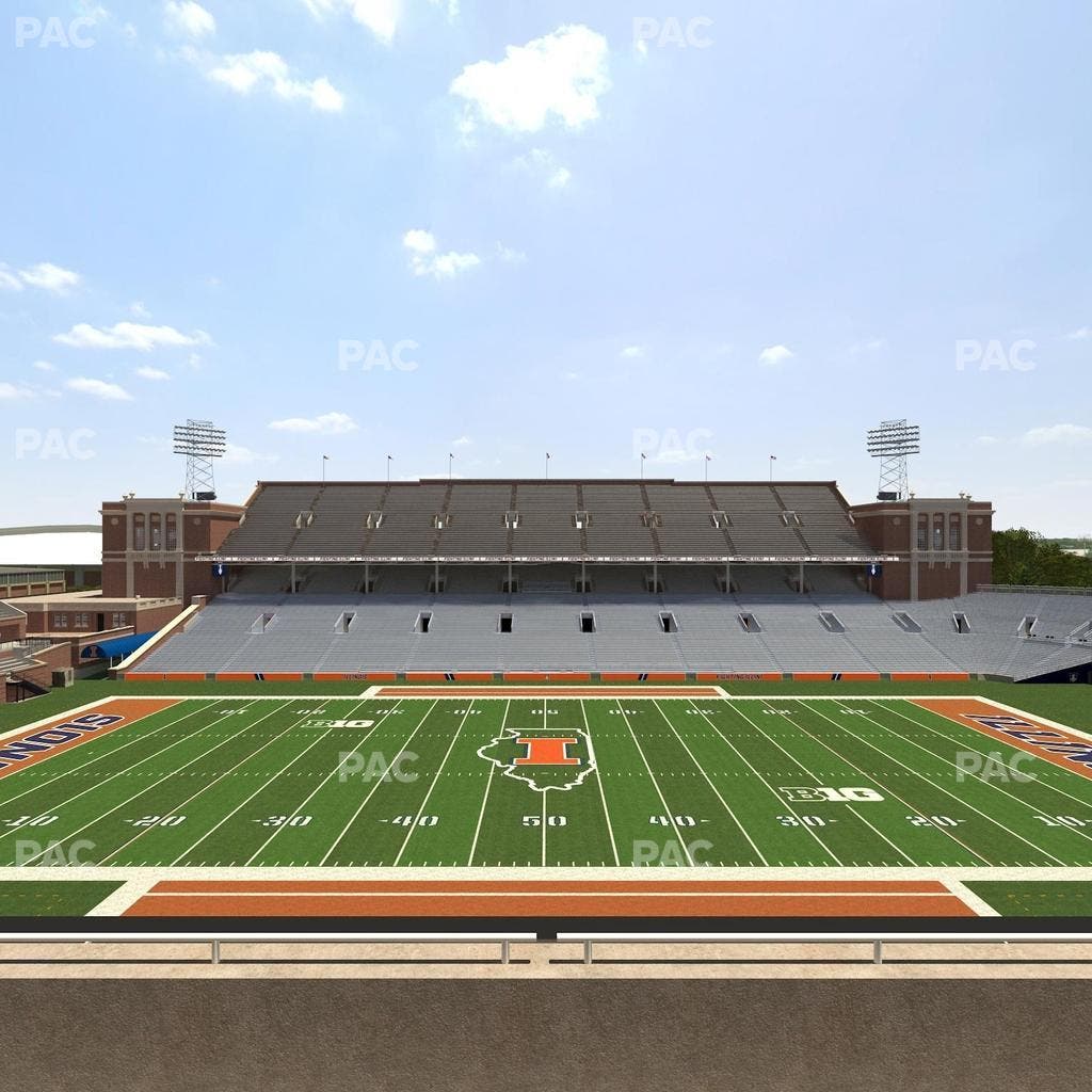 Memorial Stadium - IL - Section 227 Seat View