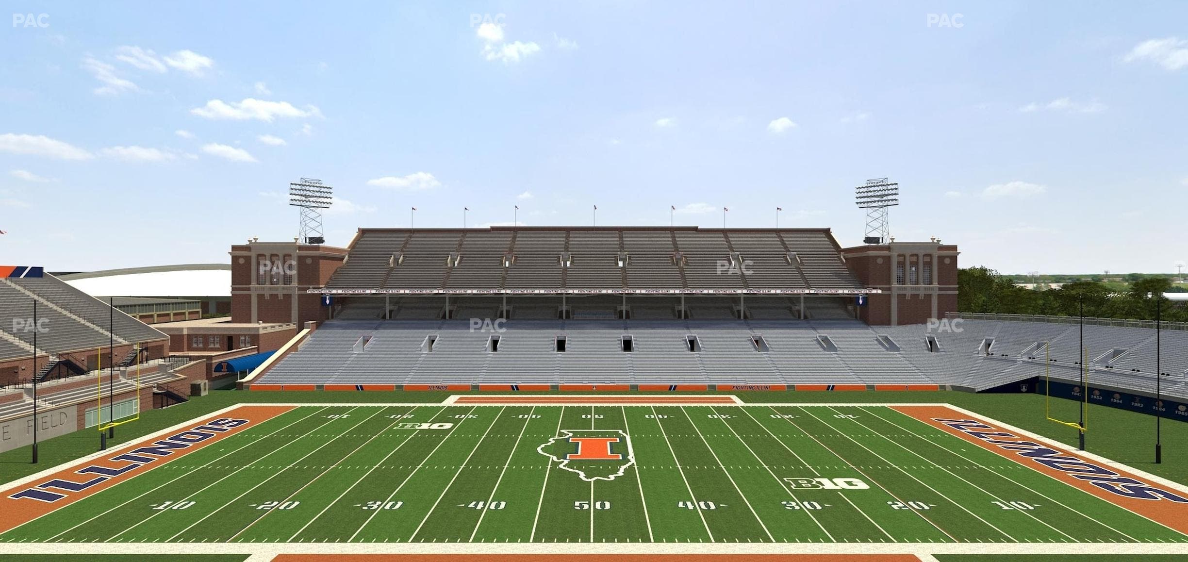 Memorial Stadium - IL - Section 227 Seat View