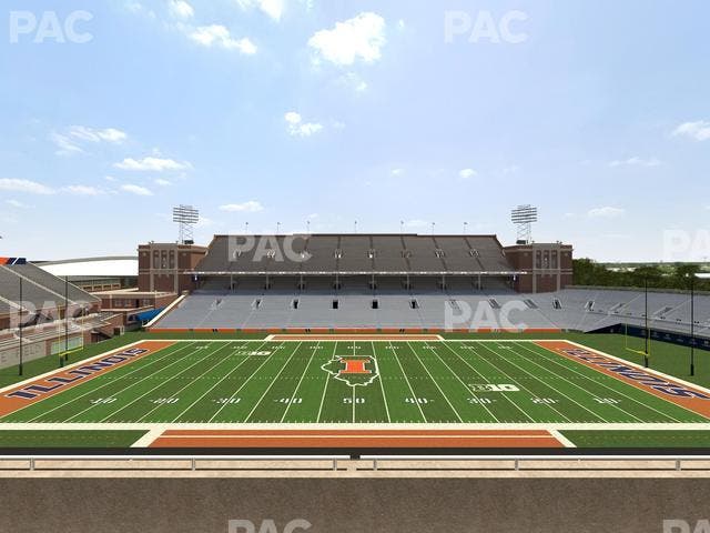 Memorial Stadium - IL - Section 227 Seat View