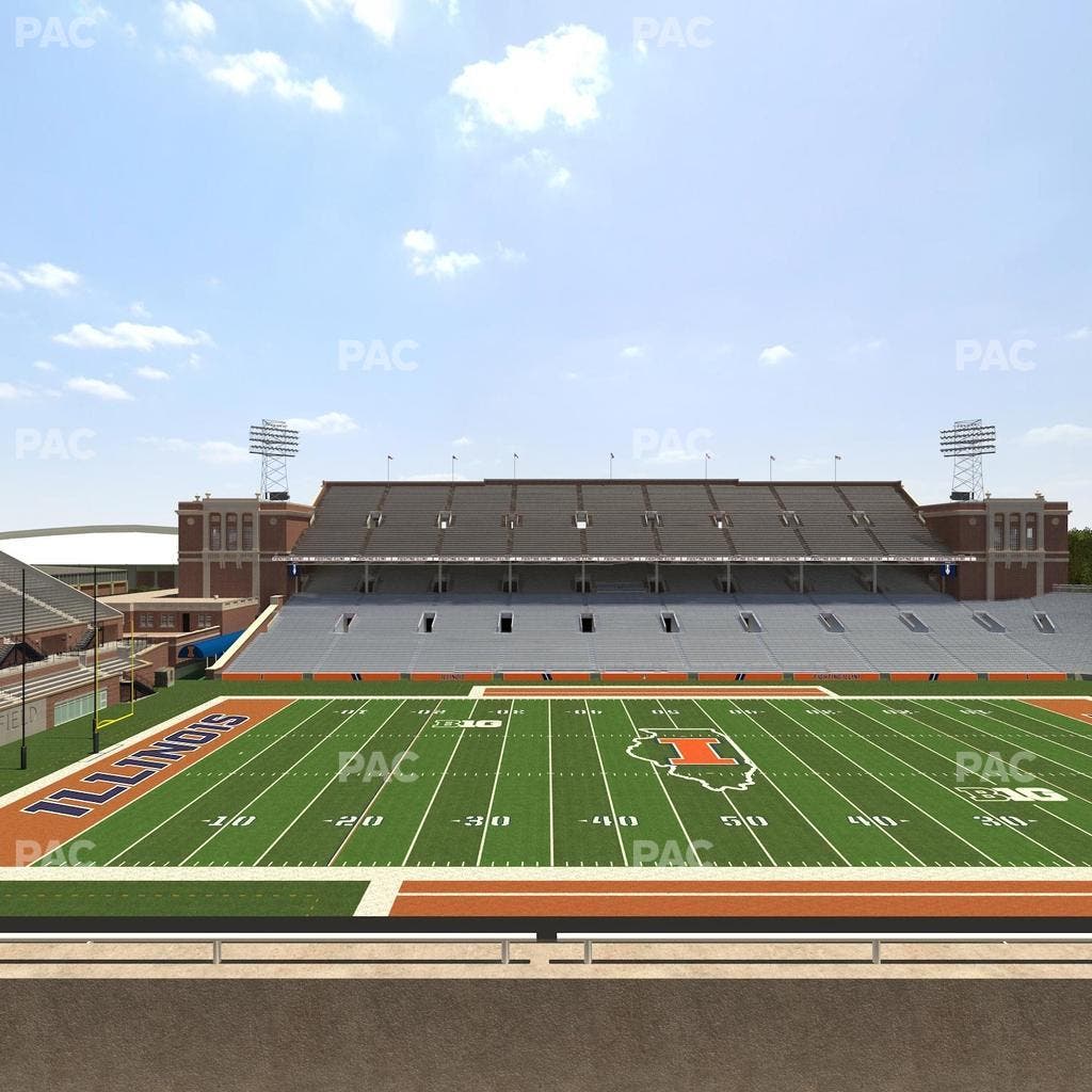 Memorial Stadium - IL - Section 228 Seat View