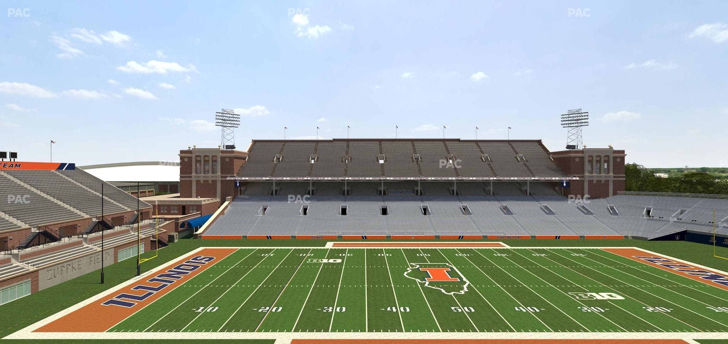 Memorial Stadium - IL - Section 228 Seat View