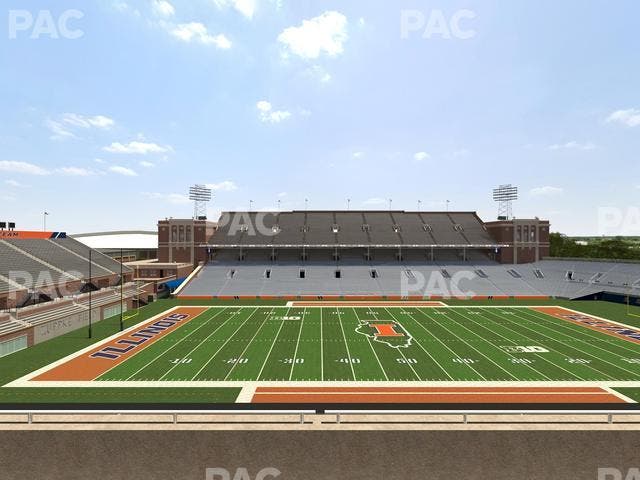 Memorial Stadium - IL - Section 228 Seat View