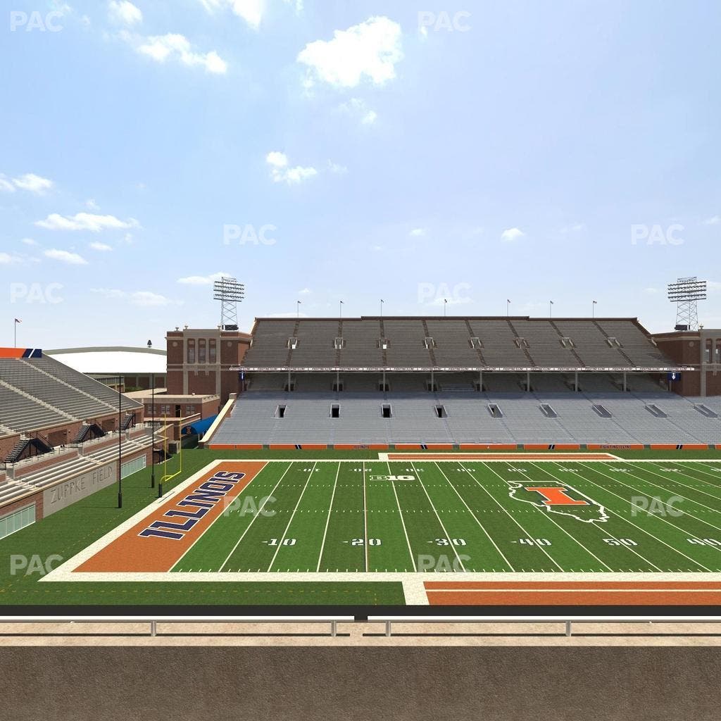Memorial Stadium - IL - Section 229 Seat View