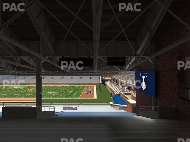 Memorial Stadium - IL - Section Back 101 Seat View