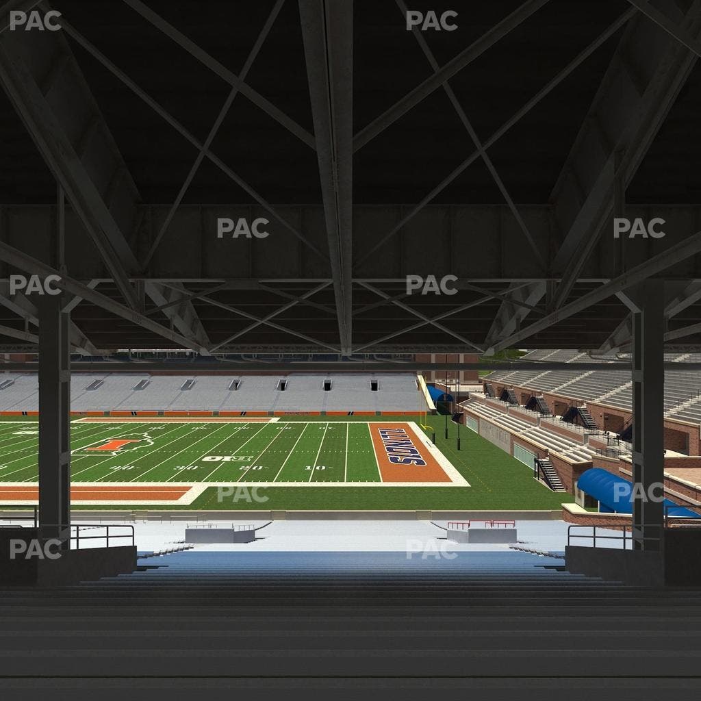 Memorial Stadium - IL - Section Back 102 Seat View