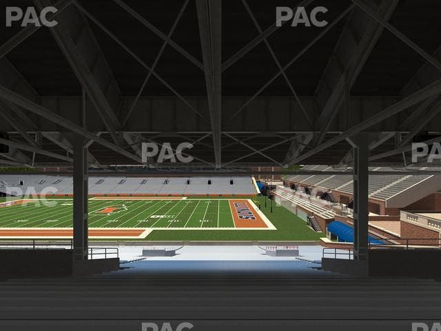 Memorial Stadium - IL - Section Back 102 Seat View