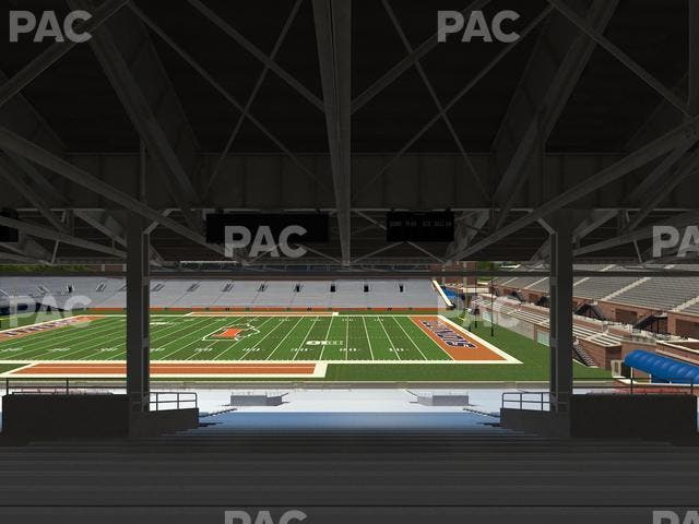 Memorial Stadium - IL - Section Back 103 Seat View