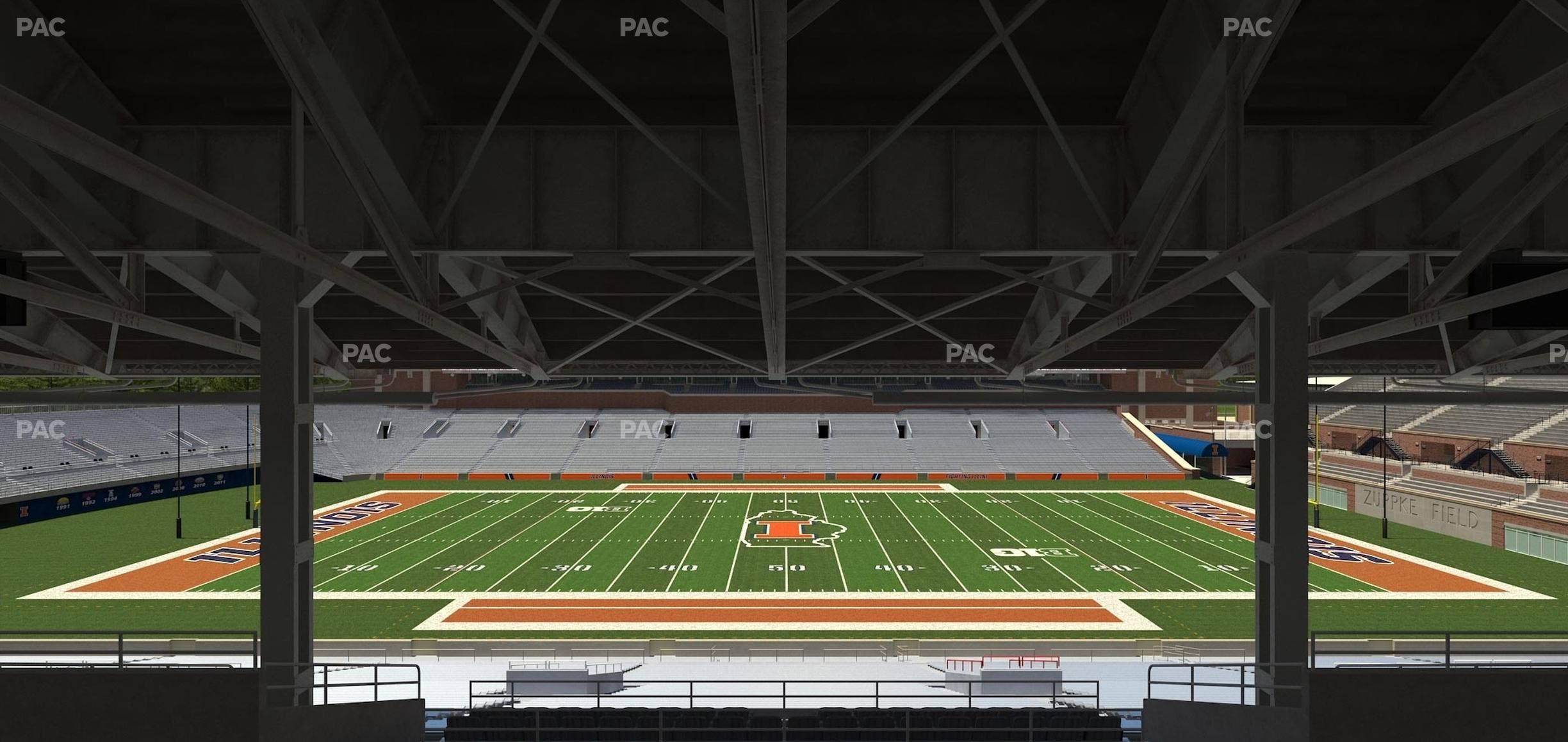 Memorial Stadium - IL - Section Back 105 Seat View