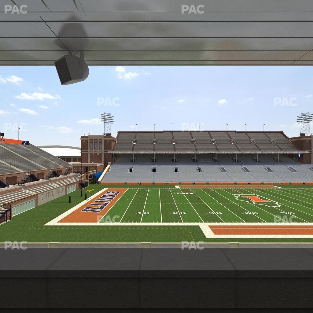 Memorial Stadium - IL - Section Colonnades Club 311 Seat View