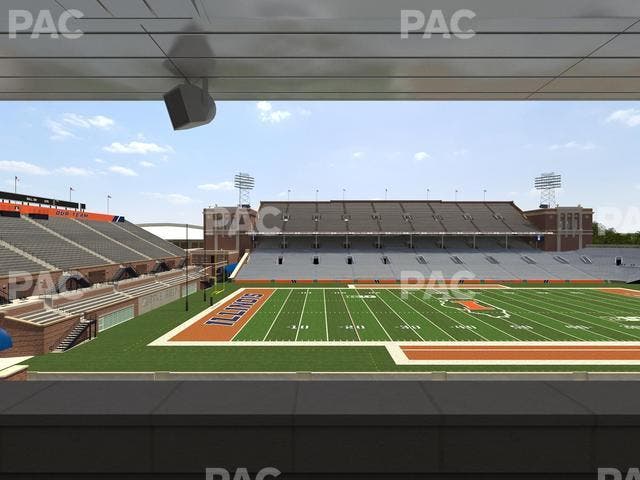 Memorial Stadium - IL - Section Colonnades Club 311 Seat View