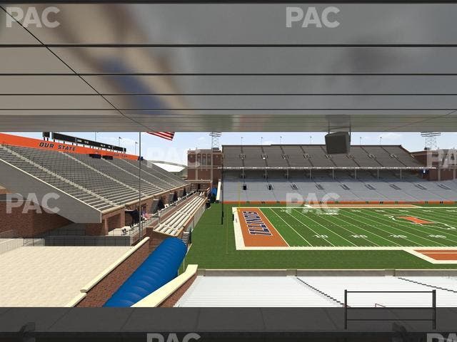 Memorial Stadium - IL - Section Colonnades Club 314 Seat View
