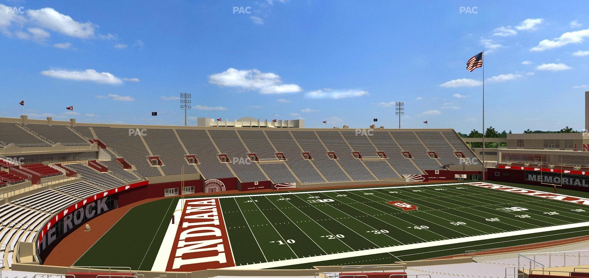 Memorial Stadium - Indiana - Section 10 Seat View