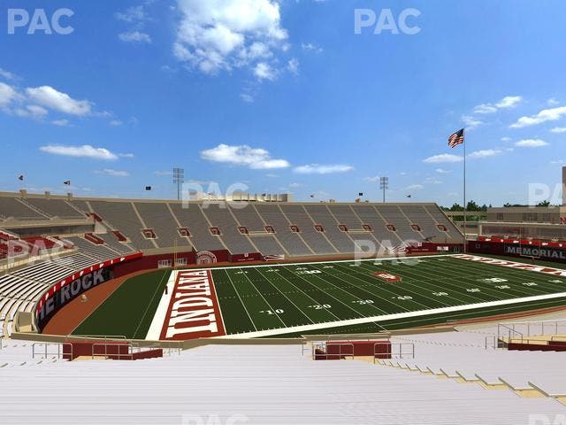 Memorial Stadium - Indiana - Section 10 Seat View