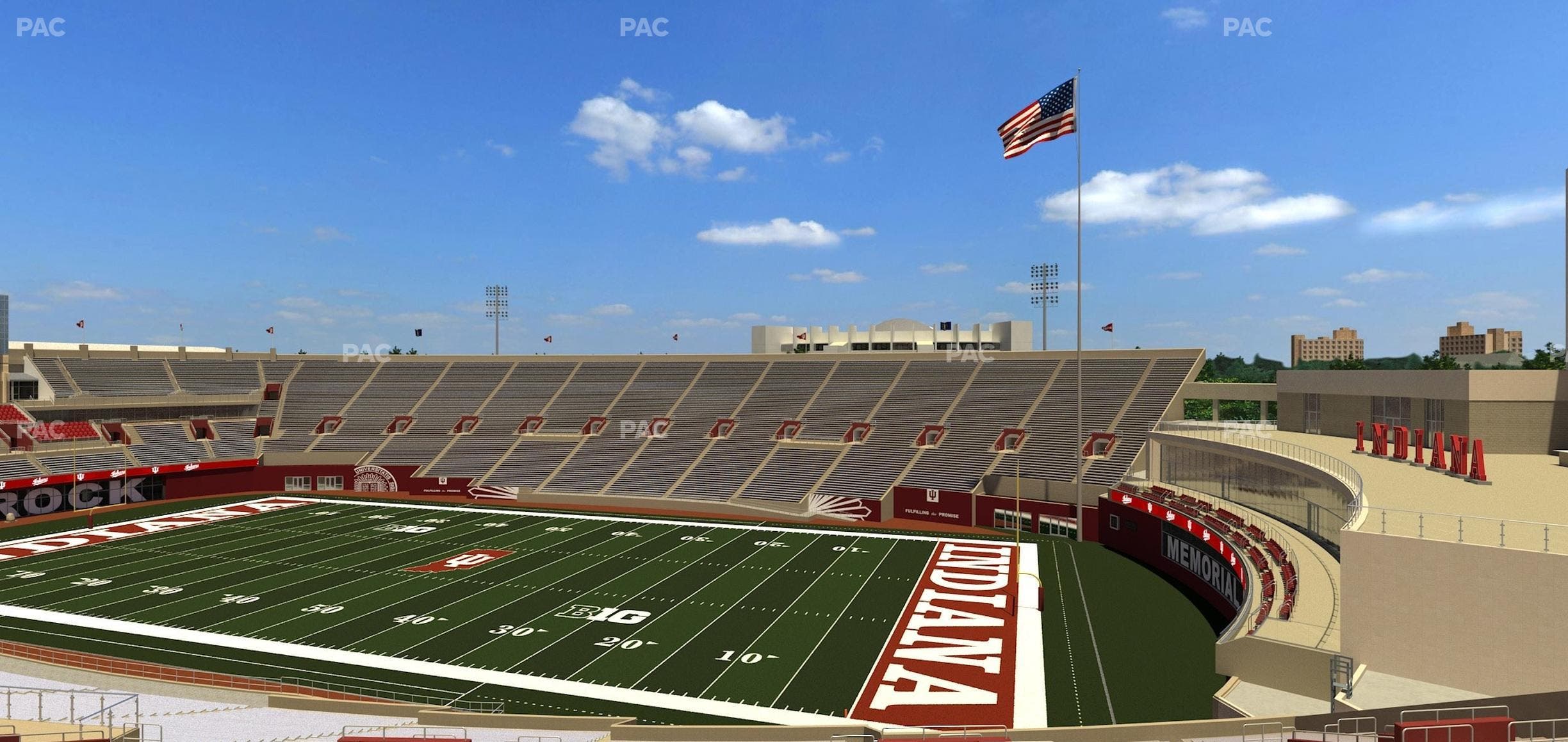 Memorial Stadium - Indiana - Section 102 Seat View