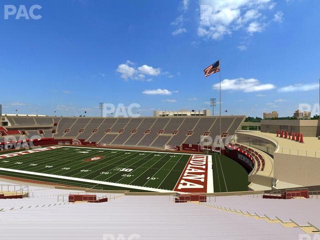 Memorial Stadium - Indiana - Section 102 Seat View