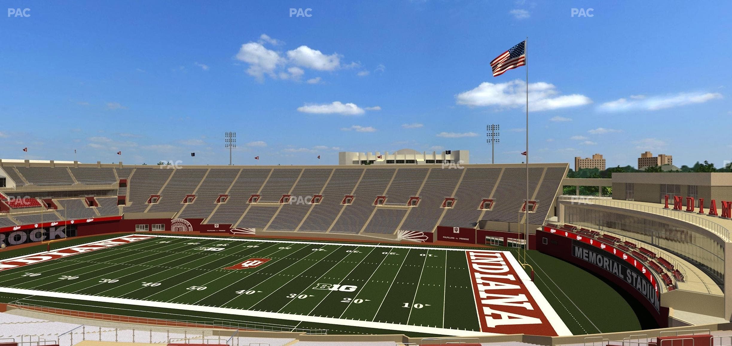Memorial Stadium - Indiana - Section 103 Seat View