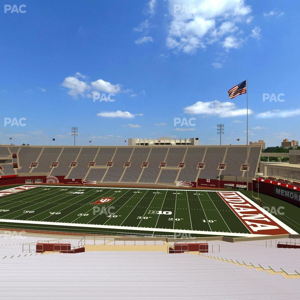 Memorial Stadium - Indiana - Section 104 Seat View