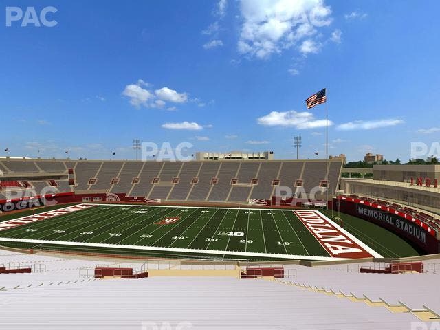 Memorial Stadium - Indiana - Section 104 Seat View