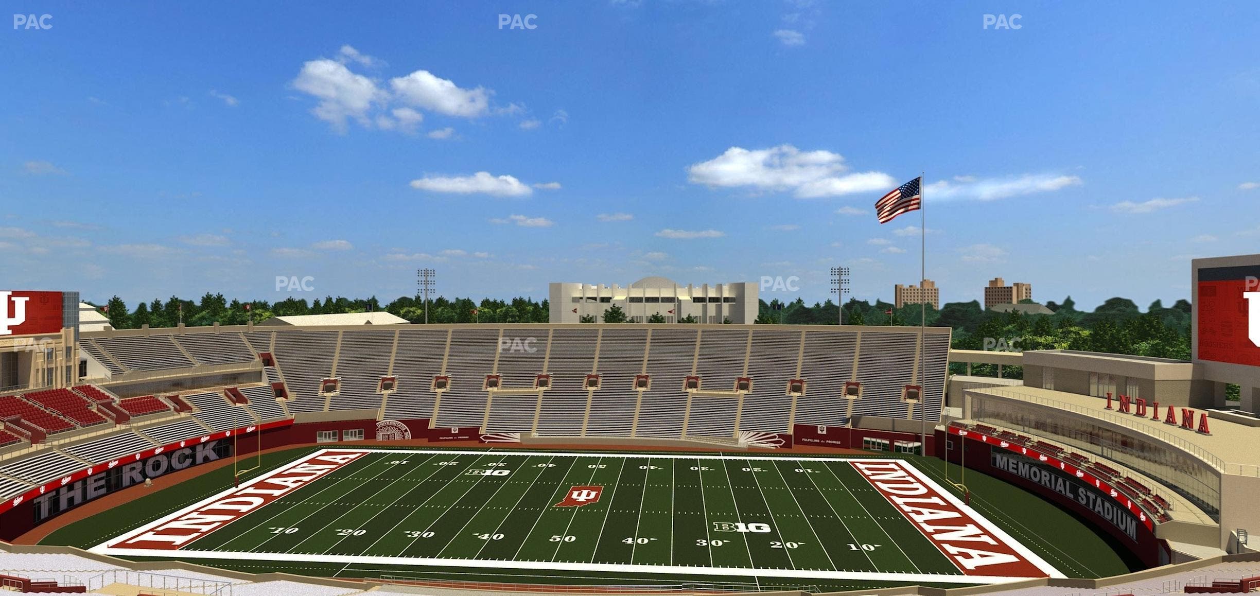 Memorial Stadium - Indiana - Section 105 Seat View