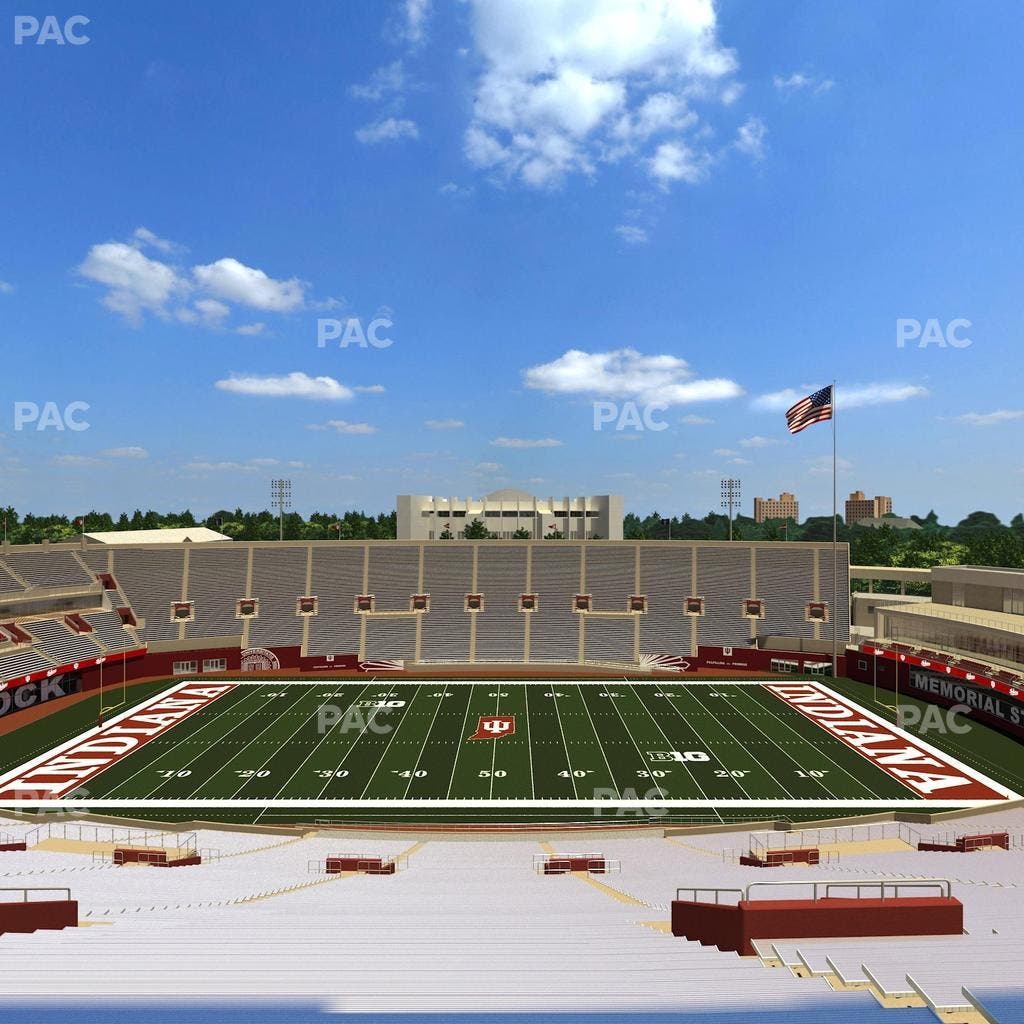 Memorial Stadium - Indiana - Section 106 Seat View