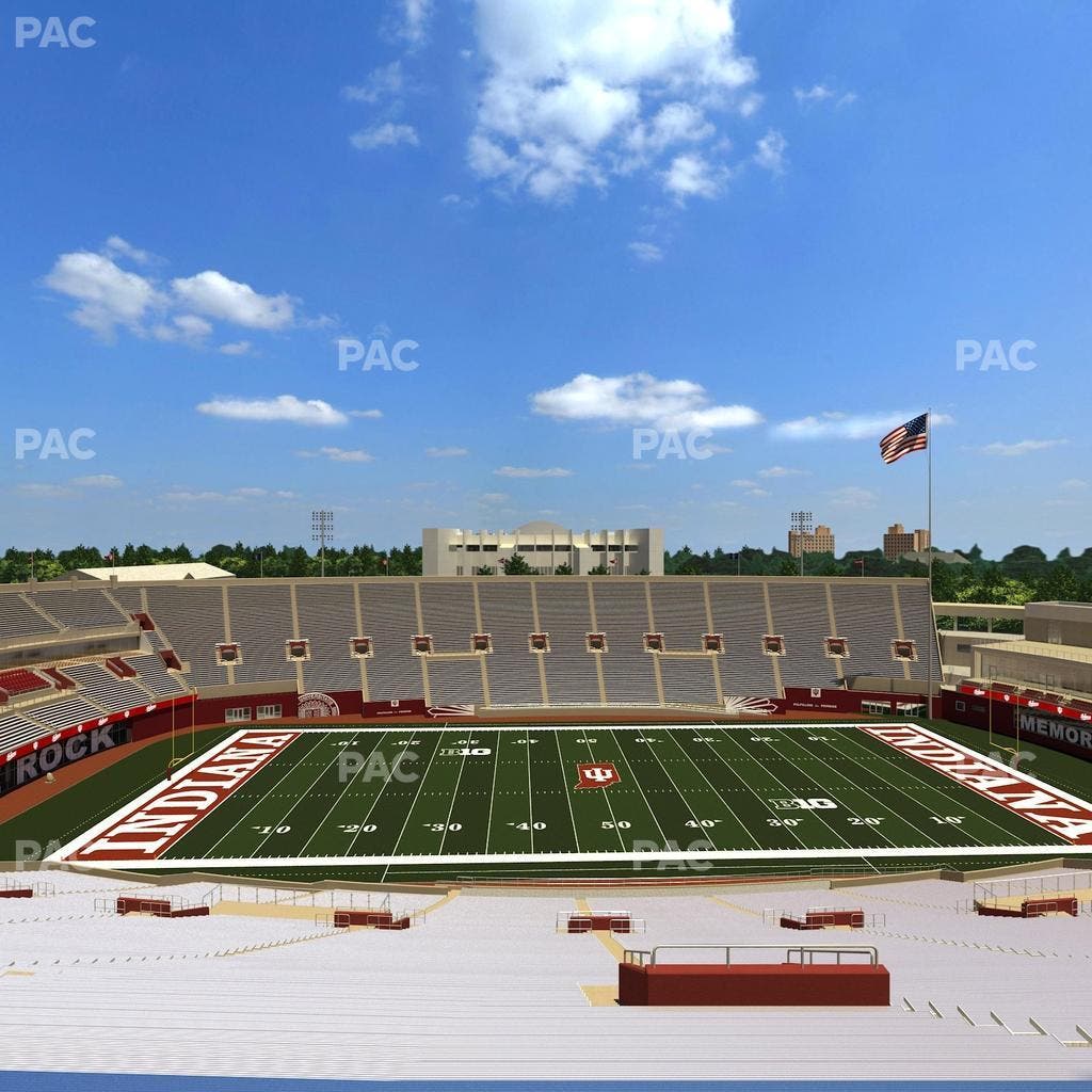Memorial Stadium - Indiana - Section 107 Seat View