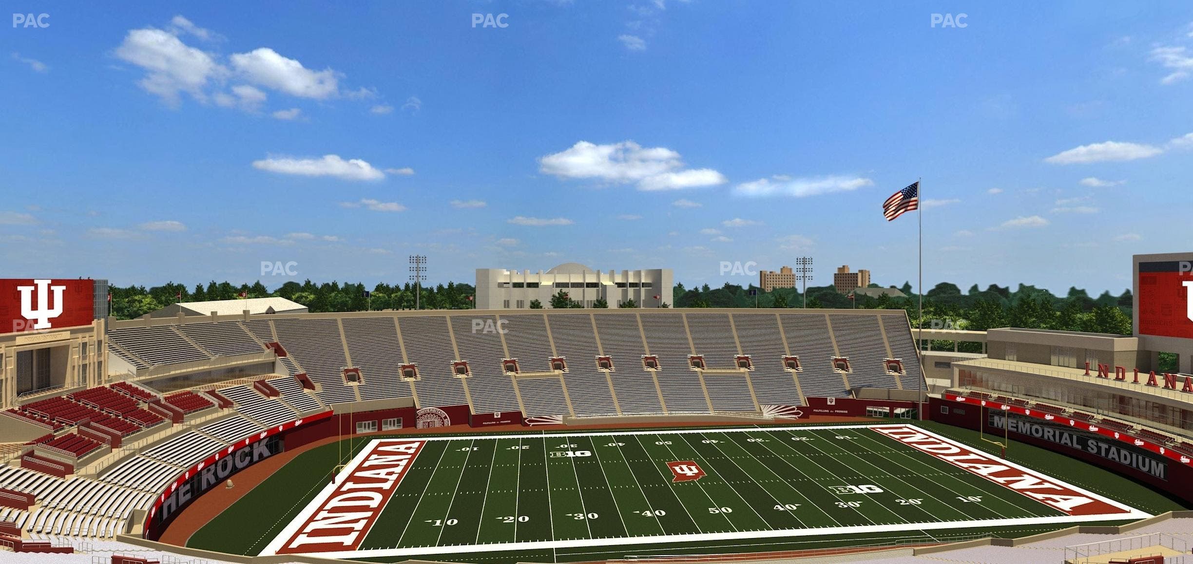 Memorial Stadium - Indiana - Section 108 Seat View