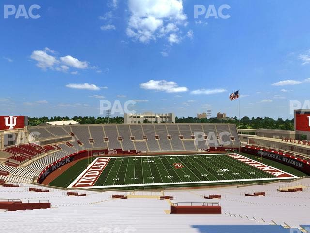 Memorial Stadium - Indiana - Section 108 Seat View