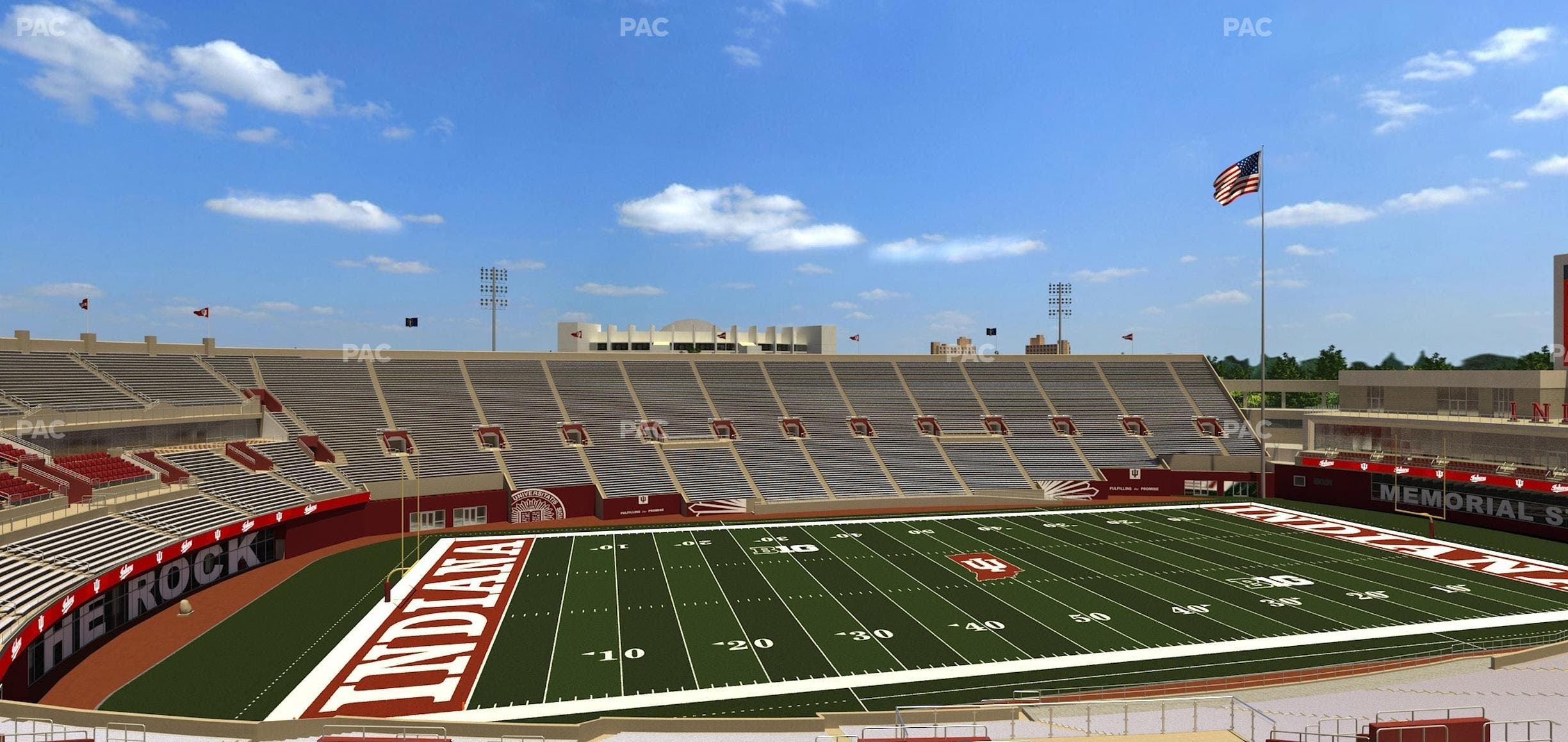 Memorial Stadium - Indiana - Section 109 Seat View