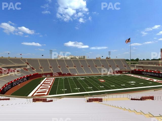 Memorial Stadium - Indiana - Section 109 Seat View