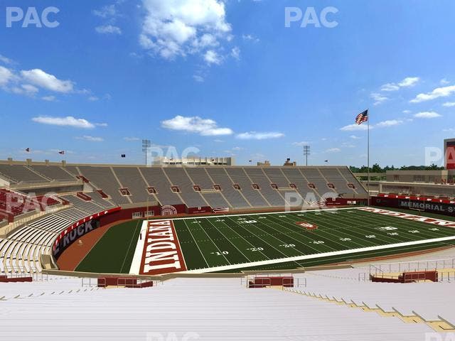 Memorial Stadium - Indiana - Section 110 Seat View