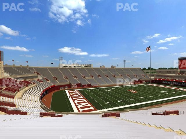 Memorial Stadium - Indiana - Section 111 Seat View