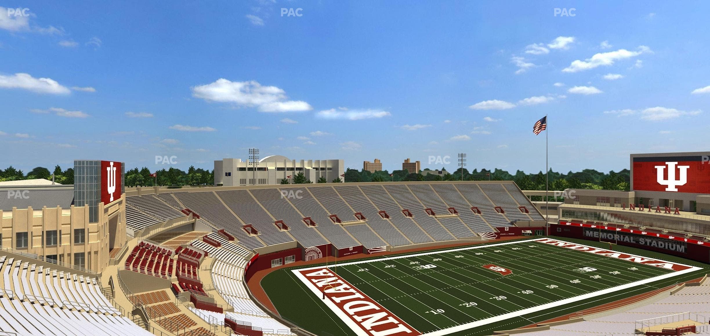Memorial Stadium - Indiana - Section 112 Seat View