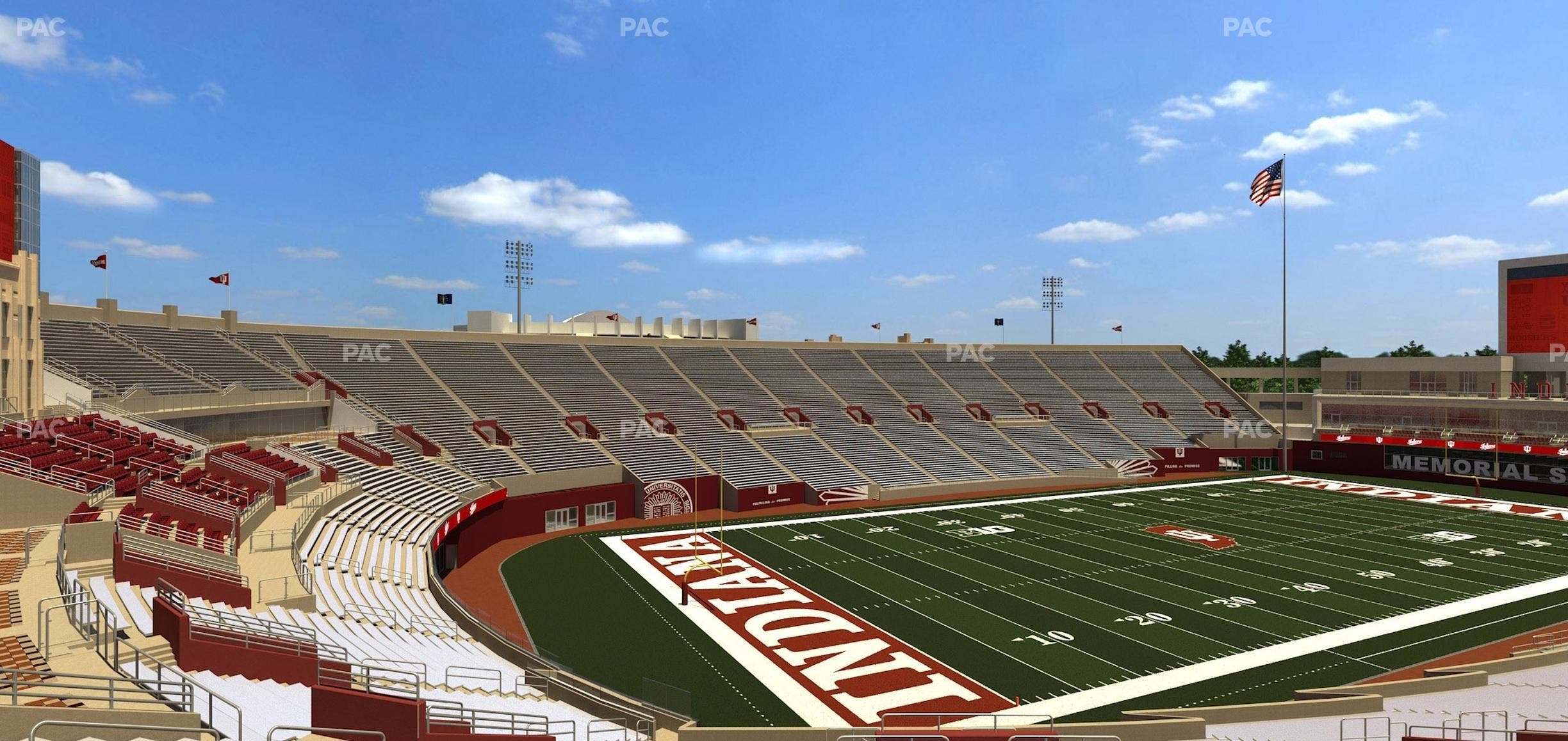 Memorial Stadium - Indiana - Section 12 Seat View