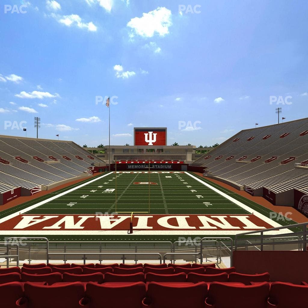 Memorial Stadium - Indiana - Section 16 Club Seat View