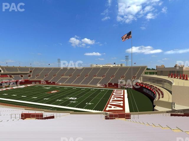 Memorial Stadium - Indiana - Section 2 Seat View